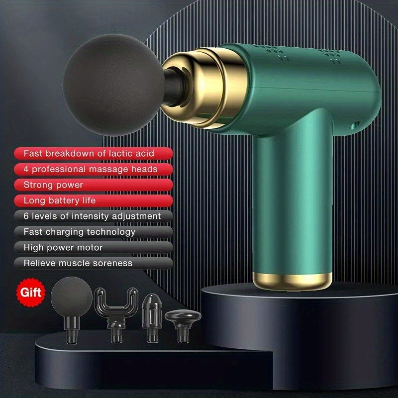 Fascia Gun Muscle Massager Instrument Mini Professional Grade Fascia Gun For Men And Women Electric Relaxation Neck Mask Gun