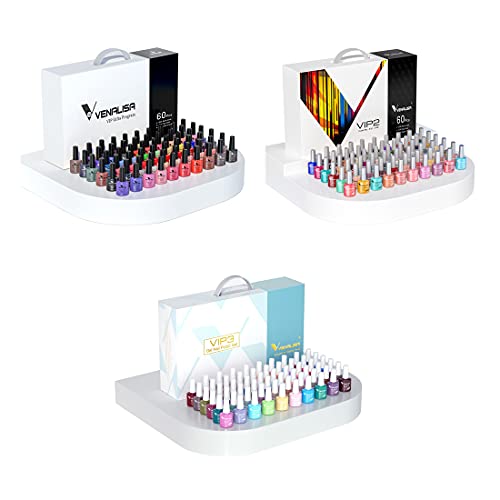 VENALISA VIP1 VIP2 VIP3 Kit Colors Gel Nail Polish with Base Top Coat