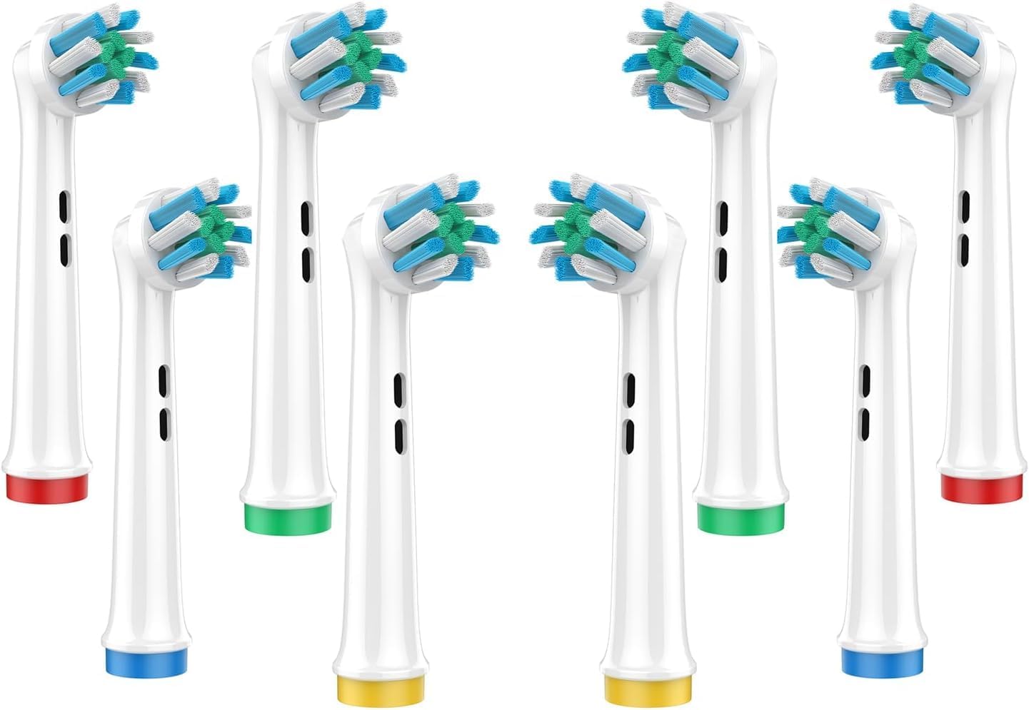 Electric Toothbrush Replacement 8 Pack Brush Heads Family Professional Brush Heads for Sensitive Gum Care