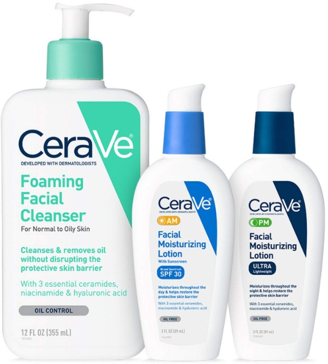 CeraVe Daily Skin Care (Foaming Bundle)