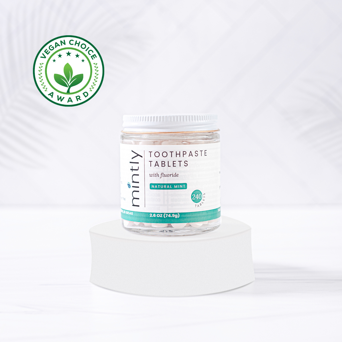 Toothpaste tablets with fluoride - 4 month supply