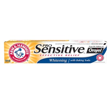 Arm & Hammer Pro Sensitive Whitening Toothpaste,120ml