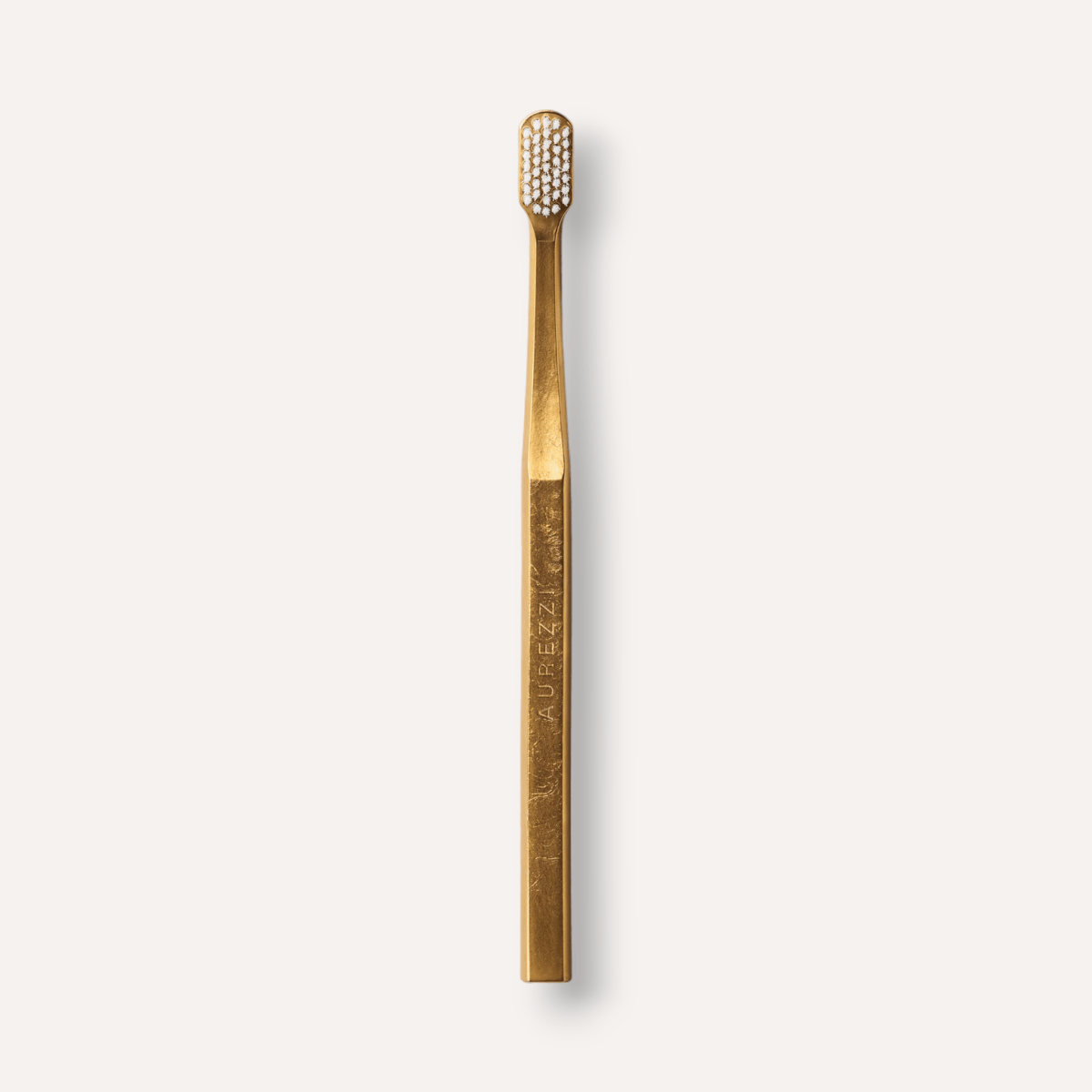 AUREZZI Toothbrush Gold/White 24K Gold Plated