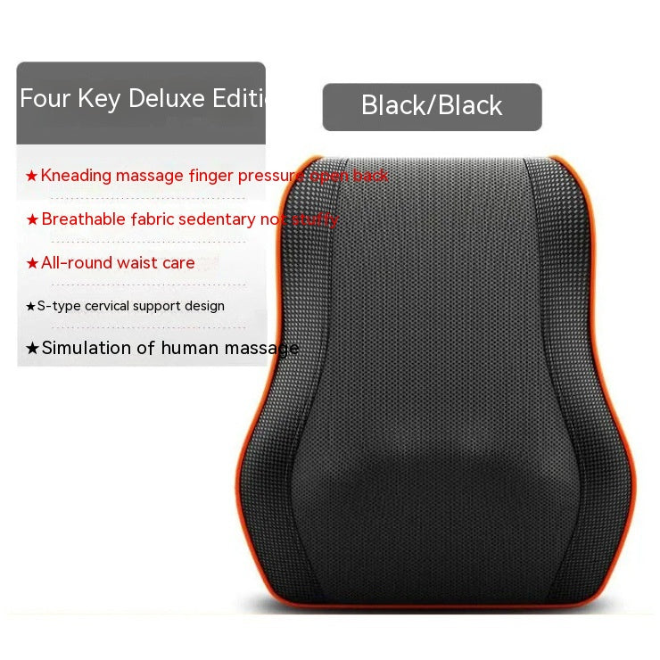 Back Massager with Heat, Massagers for Neck and Back, 3D Kneading Massage Pillow for Back, Neck, Shoulder, Leg Pain Relief, Gifts for Men Women Mom Dad, Stress Relax at Home Office and Car