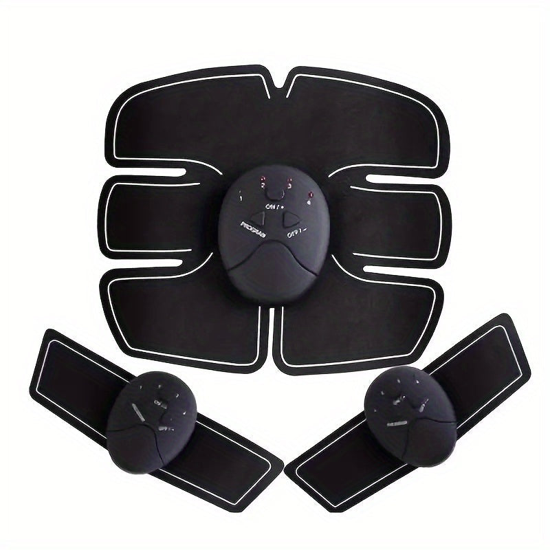 Build Stronger Abs with EMS Muscle Booster - Electric Muscle Stimulator Arm Abdominal Muscle Trainer