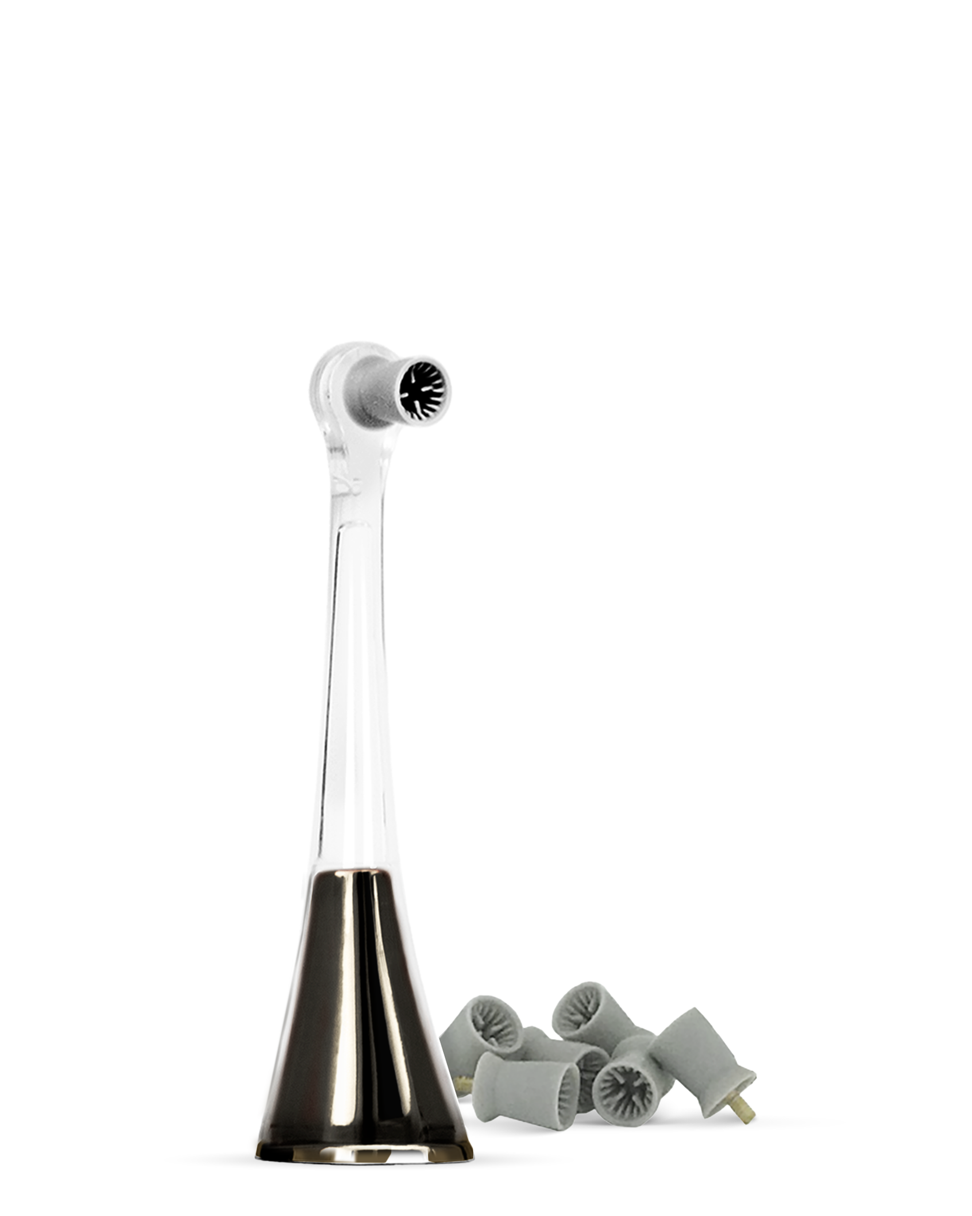 Charcoal Zina45™ Replacement Polishing Head + Heads