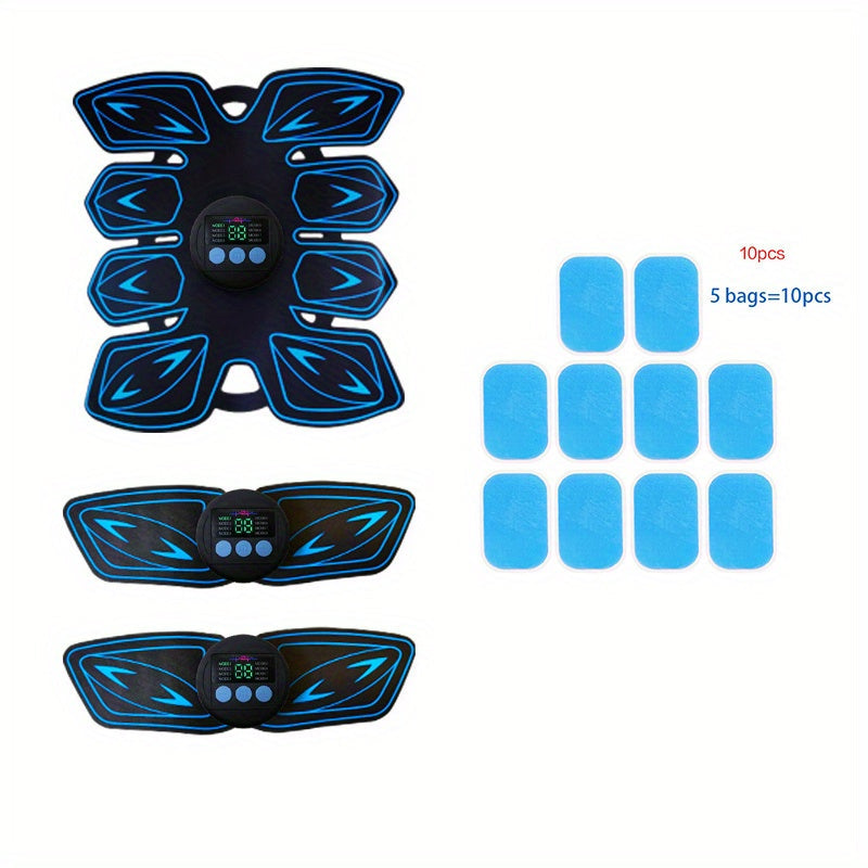 EMS Wireless Muscle Stimulator Trainer Smart Fitness Abdominal Training Electric Weight Loss Stickers Body Slimming Massager