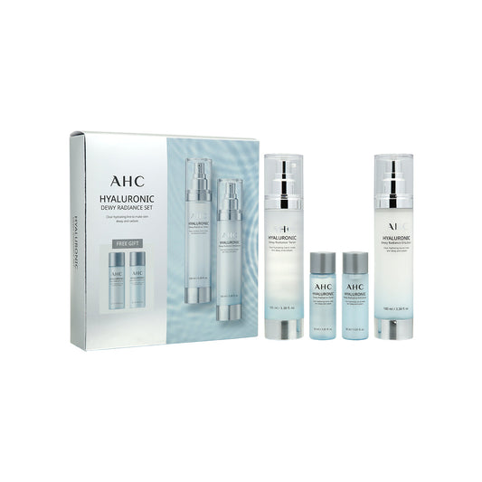 A.H.C Hyaluronic Dewy Radiance Set 4pcs