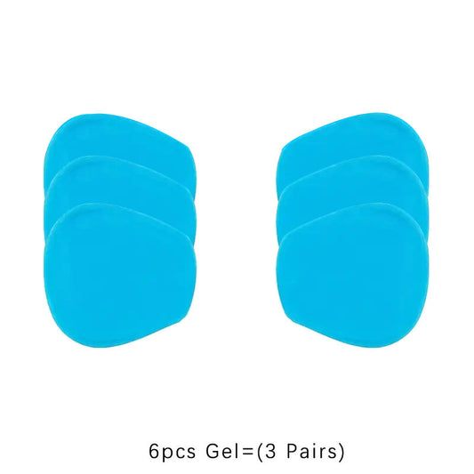 16pcs Replacement Gel Pads for EMS Neck Massager, Hip Exerciser, and Body Massager - Muscle Stimulator Sticker Gels for Effective Pain Relief and Muscle Toning