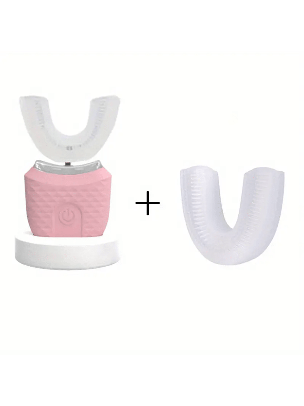 1pc Adult Electric Toothbrush With Charging Base And Replacement Brush Head, 360° Whole Mouth Cleaning, U-Shaped Smart Toothbrush