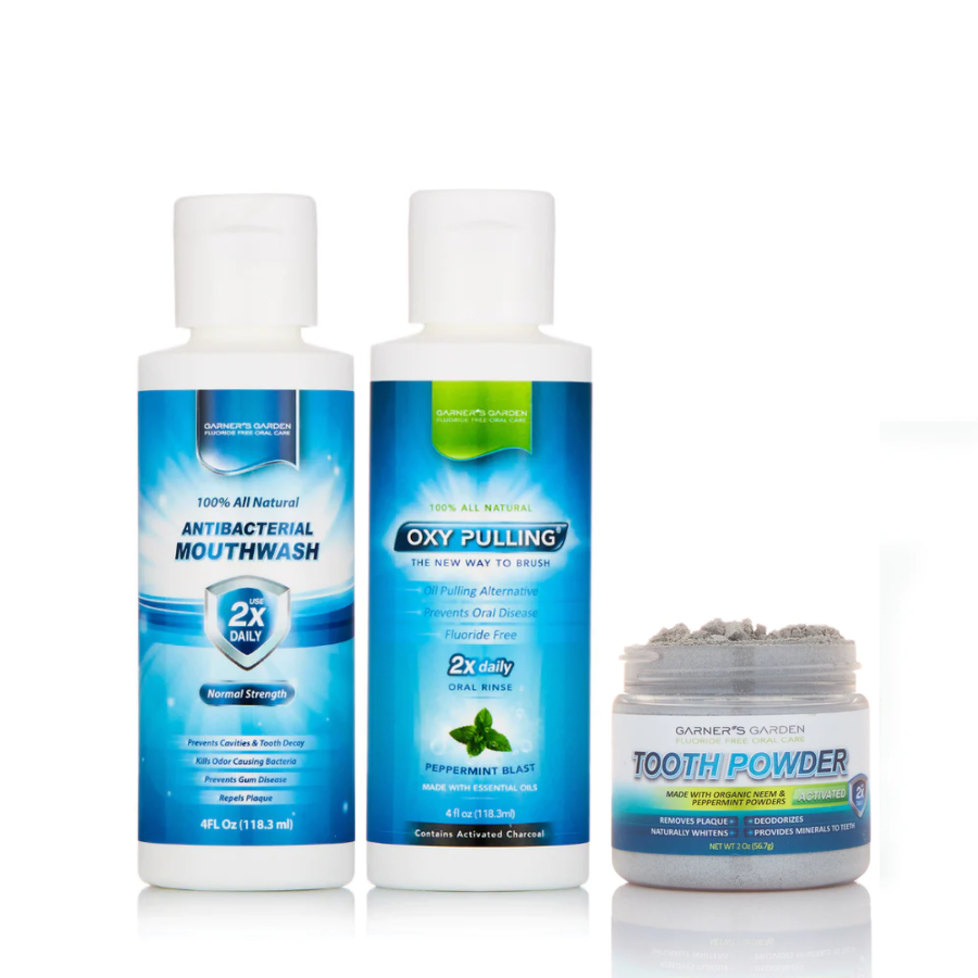 Travel Sized Oral Care Trio Peppermint