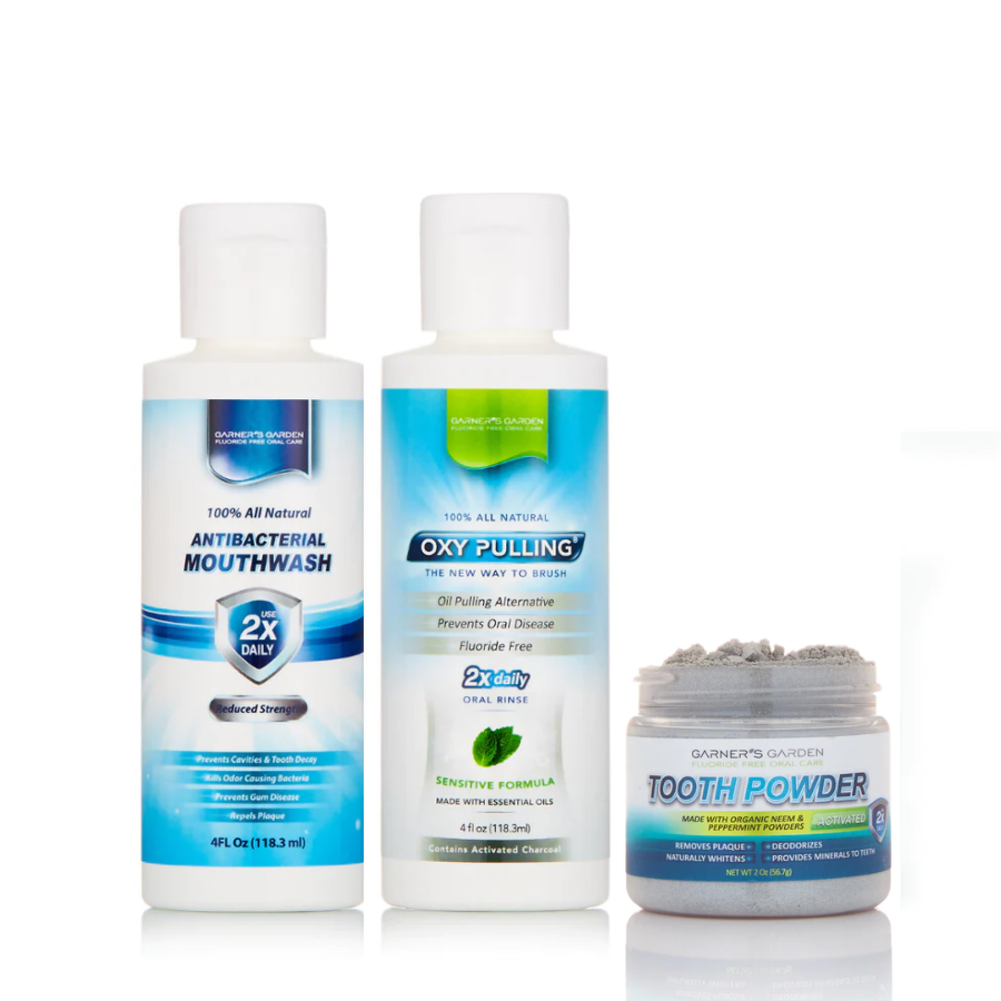 Travel Sized Oral Care Trio Peppermint