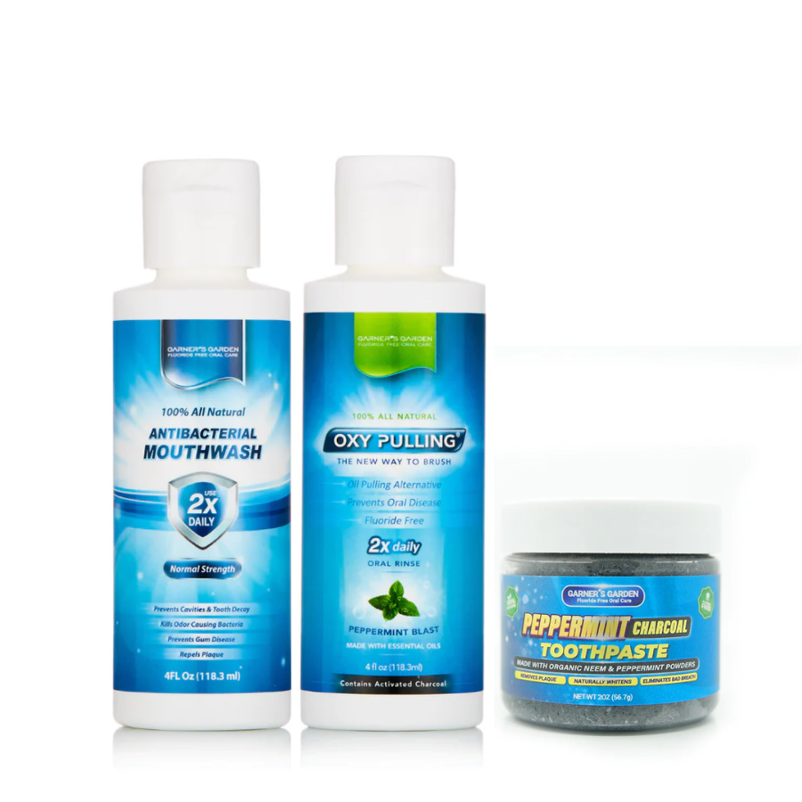 Travel Sized Oral Care Trio Peppermint