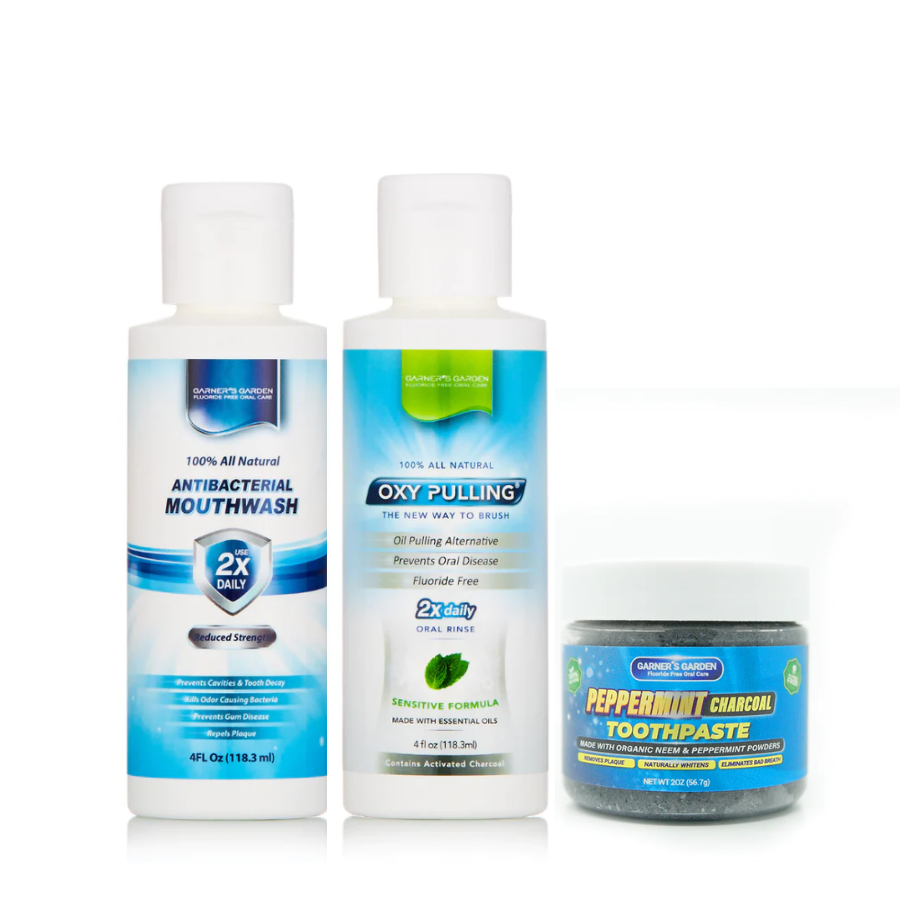 Travel Sized Oral Care Trio Peppermint