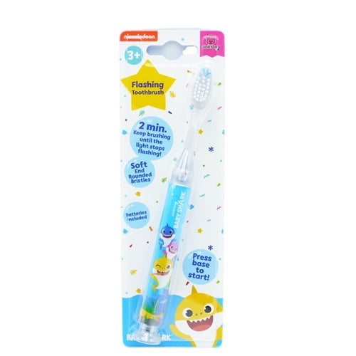 Pink Fong Baby Shark Flashing Toothbrush - 3+