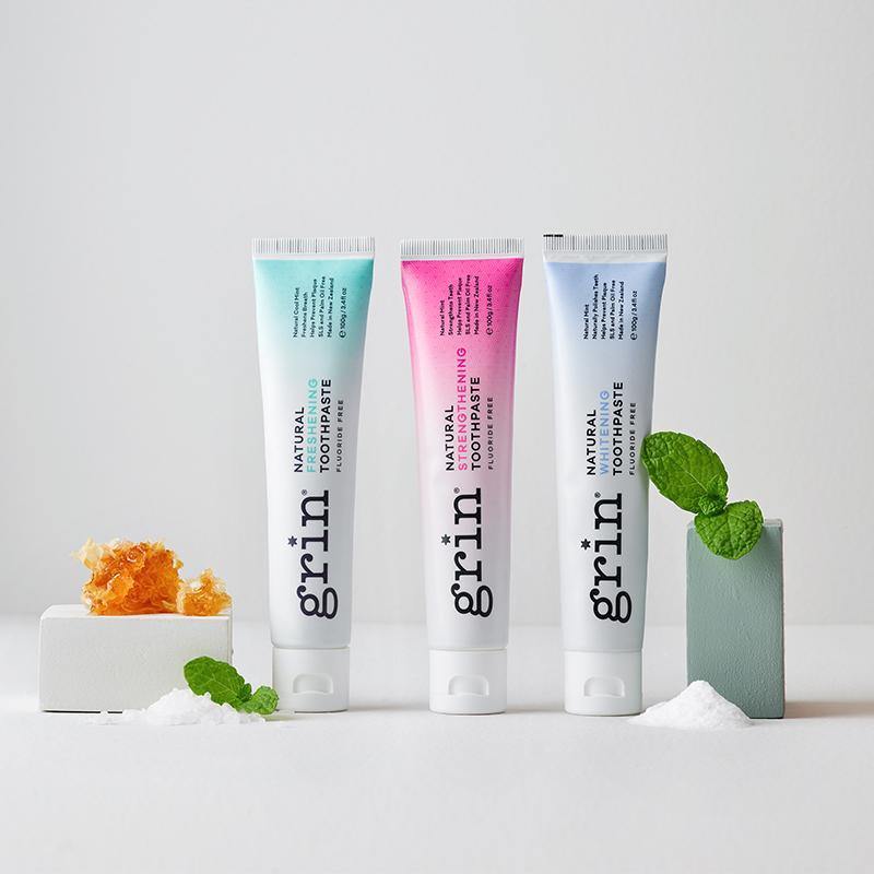 Complete Natural Toothpaste Set (Fluoride-free) - 3 pk