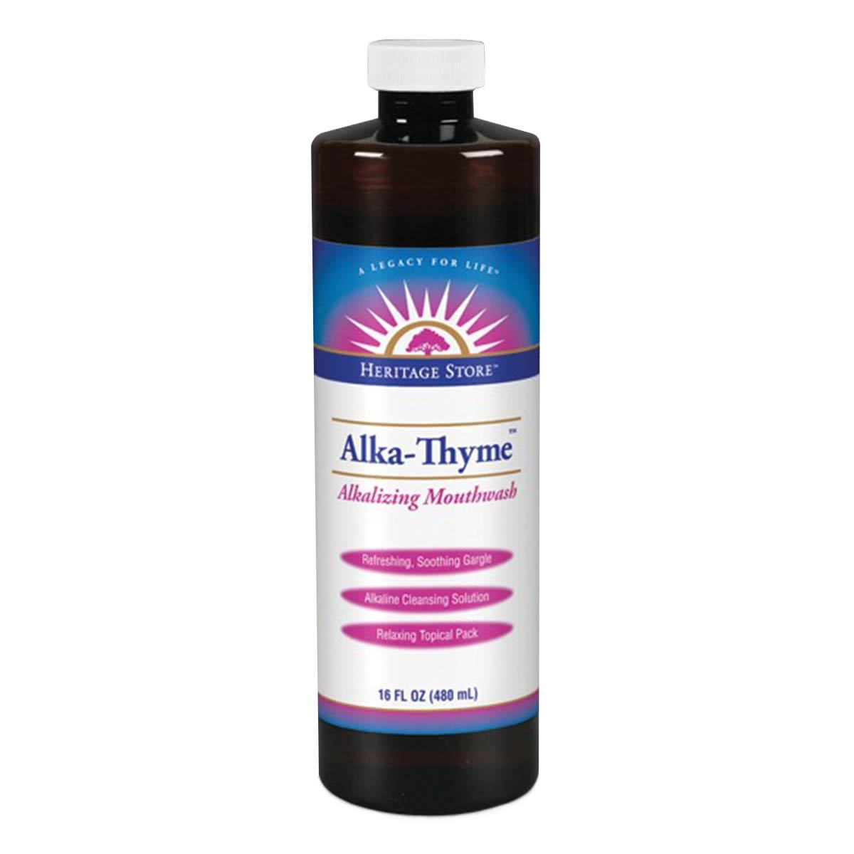 Heritage Store Alka Thyme for Mucosity (16 fl oz) #14379