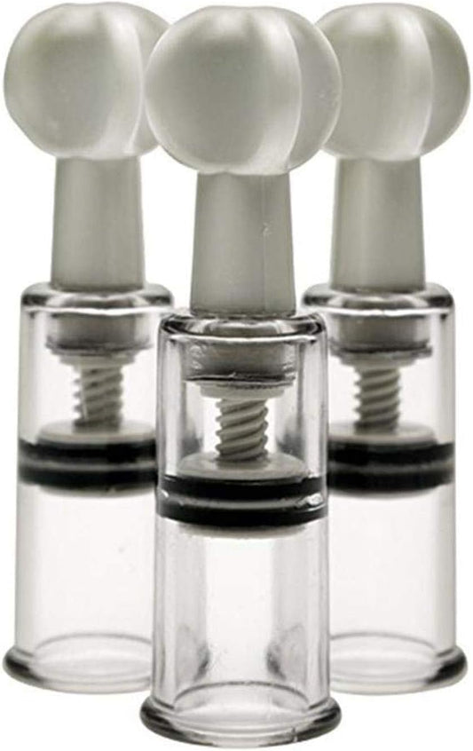 3 x Nipple Corrector Cups - Nipple Inverted, Flat and Shy Nipples (White Transparent)