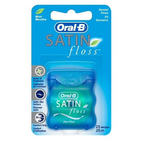 ORAL B SATIN FLOSS, MINT 25M -
