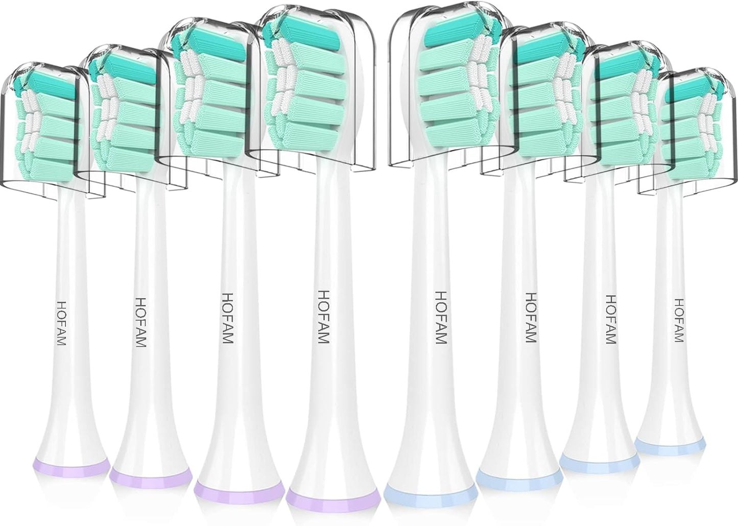 Toothbrush Replacement Heads for Philips Sonicare Heads, Electric Brush Head Compatible with Phillips Sonic Care Head, 8 Pack