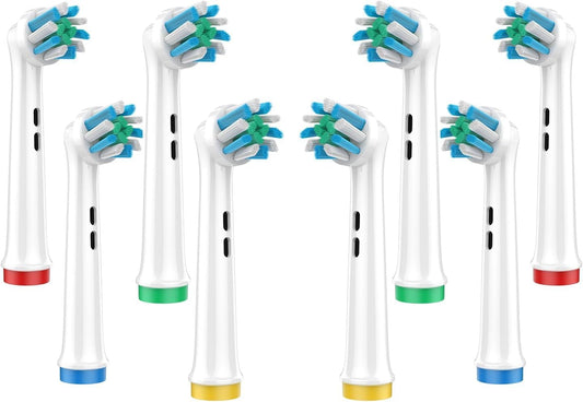 Electric Toothbrush Replacement 8 Pack Brush Heads Family Professional Brush Heads for Sensitive Gum Care