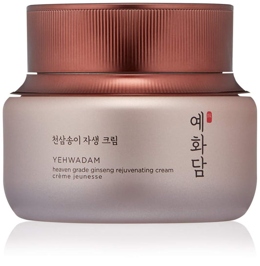 The Face Shop Yehwadam Heaven Grade Ginseng Rejuvenating Cream | Gentle & Low-Irritant Formula for Instant Face Anti-Aging Effects | Naturally Derived for Eye Skin Brightness, 1.69 Fl Oz