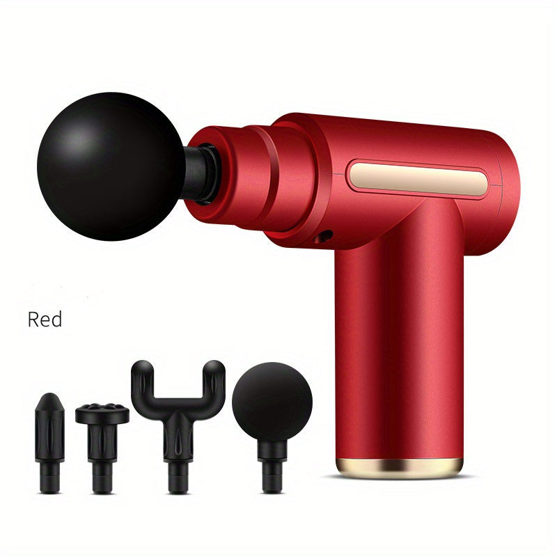 Mini Massage Gun Fasciometer Muscle Relaxation Vibrator Gun Rod Massage Fitness Equipment Neck Membrane Grab