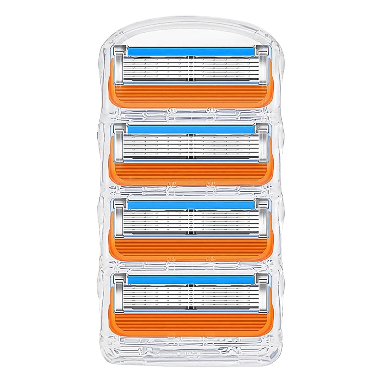 4Count Blades Refills Head for Mens for a More Comfortable Shave Razor Blades Replacement