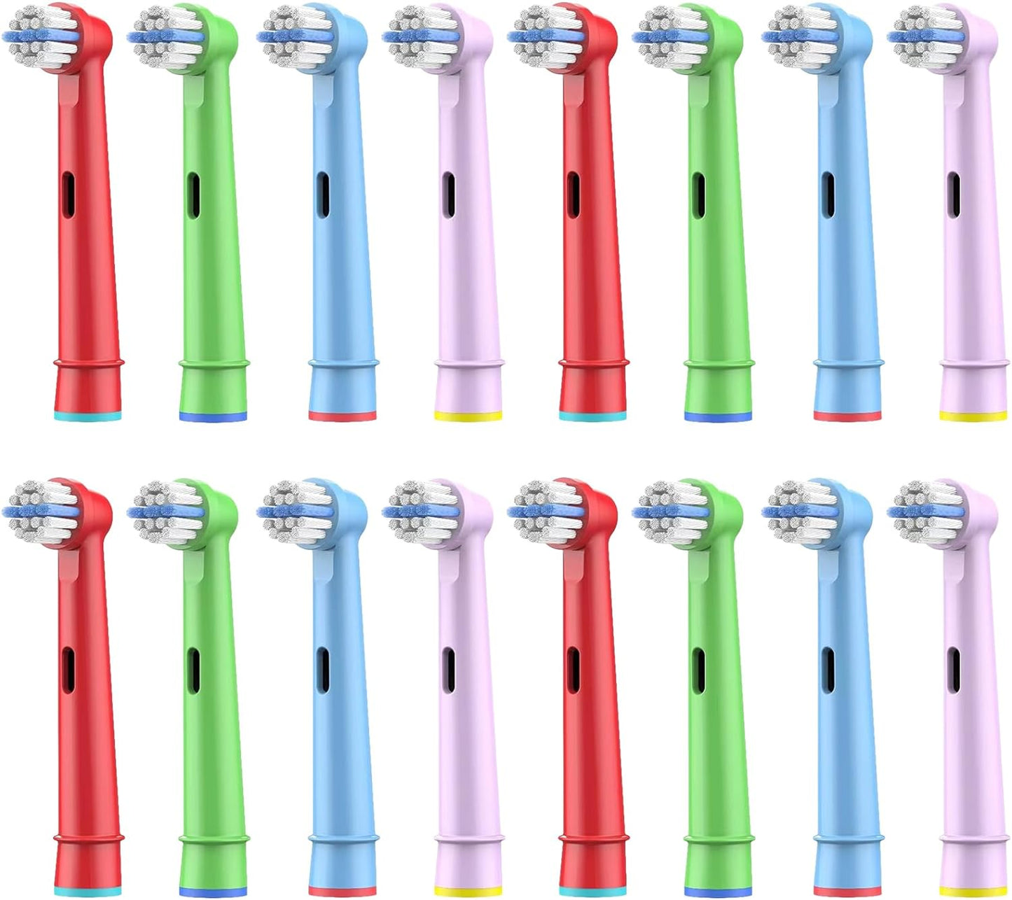16pcs Kids Replacement Heads Compatible with Braun Oral B Kids Electric Toothbrush, Ultra Soft Bristles