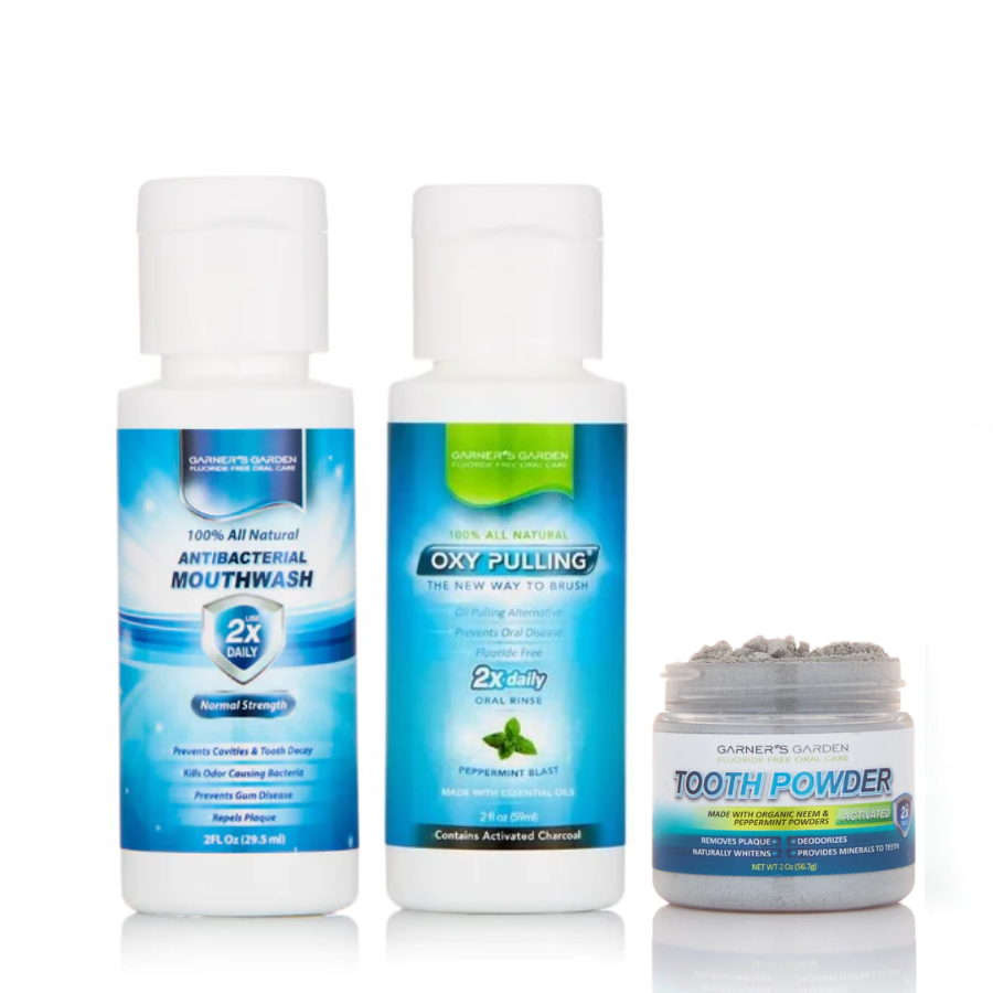 Travel Sized Oral Care Trio Peppermint