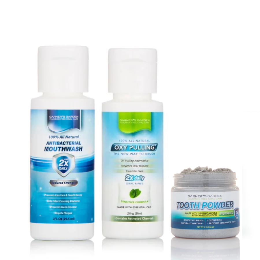 Travel Sized Oral Care Trio Peppermint