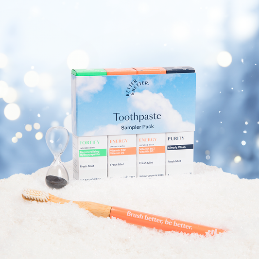 Mini Toothpaste & Brush Set by Better & Better