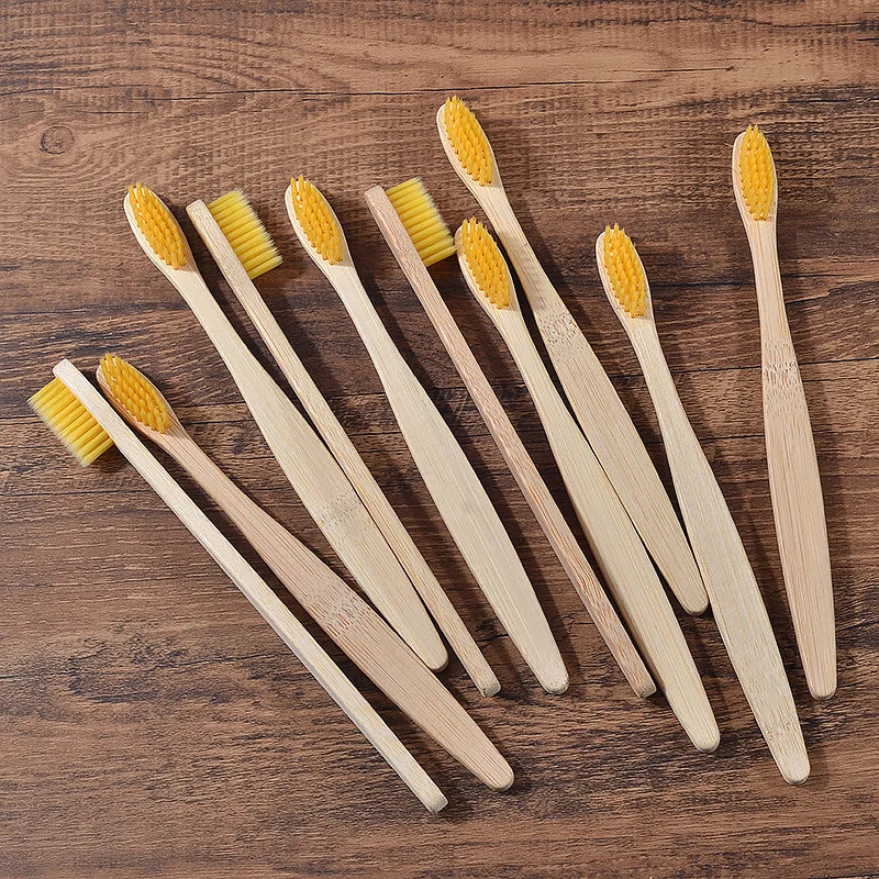 BAMBOO WORLD Eco-Friendly Bamboo Toothbrush Set