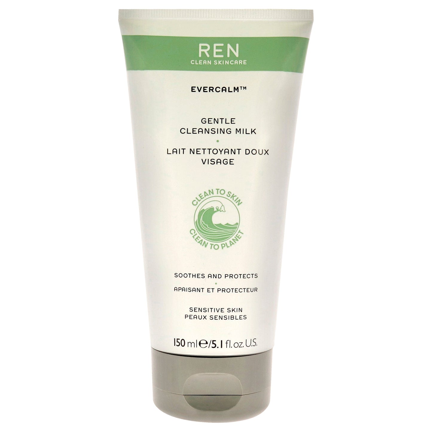 Evercalm Gentle Cleansing Milk by REN for Unisex 5.1 oz Cleansing Milk
