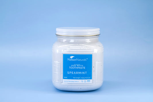 Spearmint Bulk Toothpaste 1750 g - NEW IMPROVED GLASS JAR - Wholesale