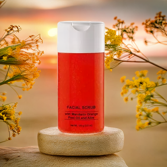 Facial Scrub w/Mandarin Orange Peel Oil