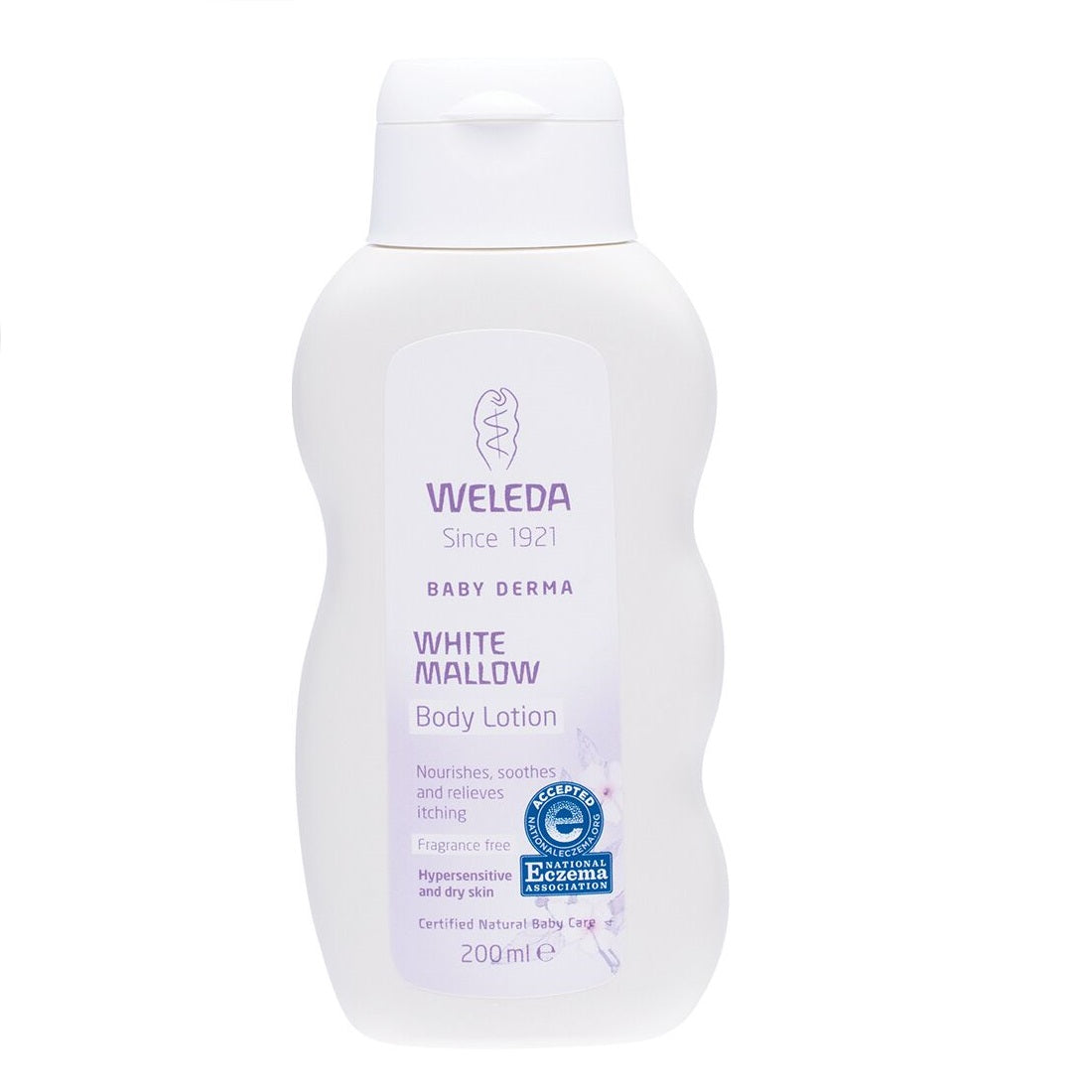 Weleda Fragrance Free White Mallow Baby Derma Body Lotion - 200ml