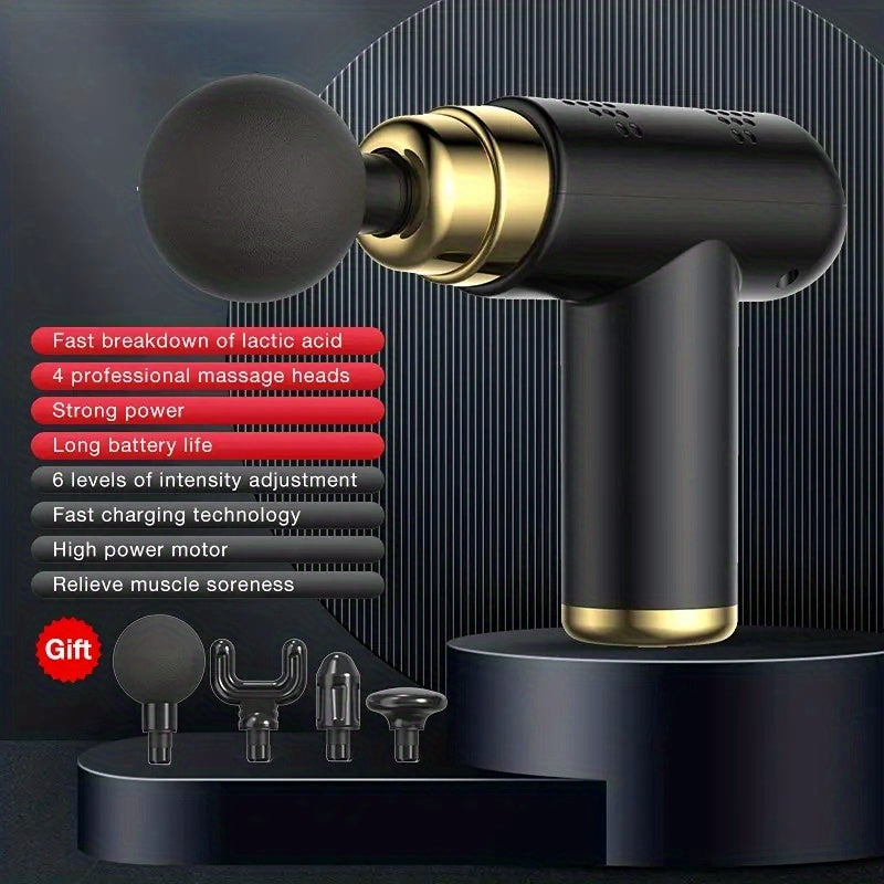 Fascia Gun Muscle Massager Instrument Mini Professional Grade Fascia Gun For Men And Women Electric Relaxation Neck Mask Gun