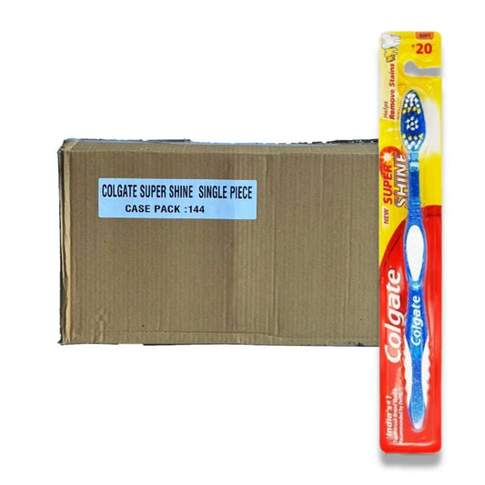 Colgate - Toothbrush Super Shine, Medium - 144 Count