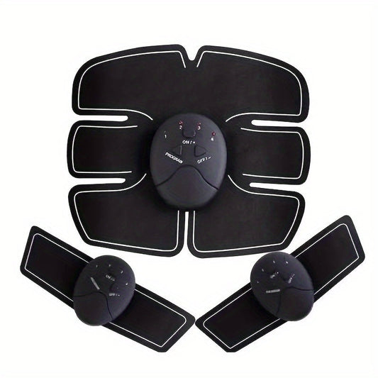 Build Stronger Abs with EMS Muscle Booster - Electric Muscle Stimulator Arm Abdominal Muscle Trainer