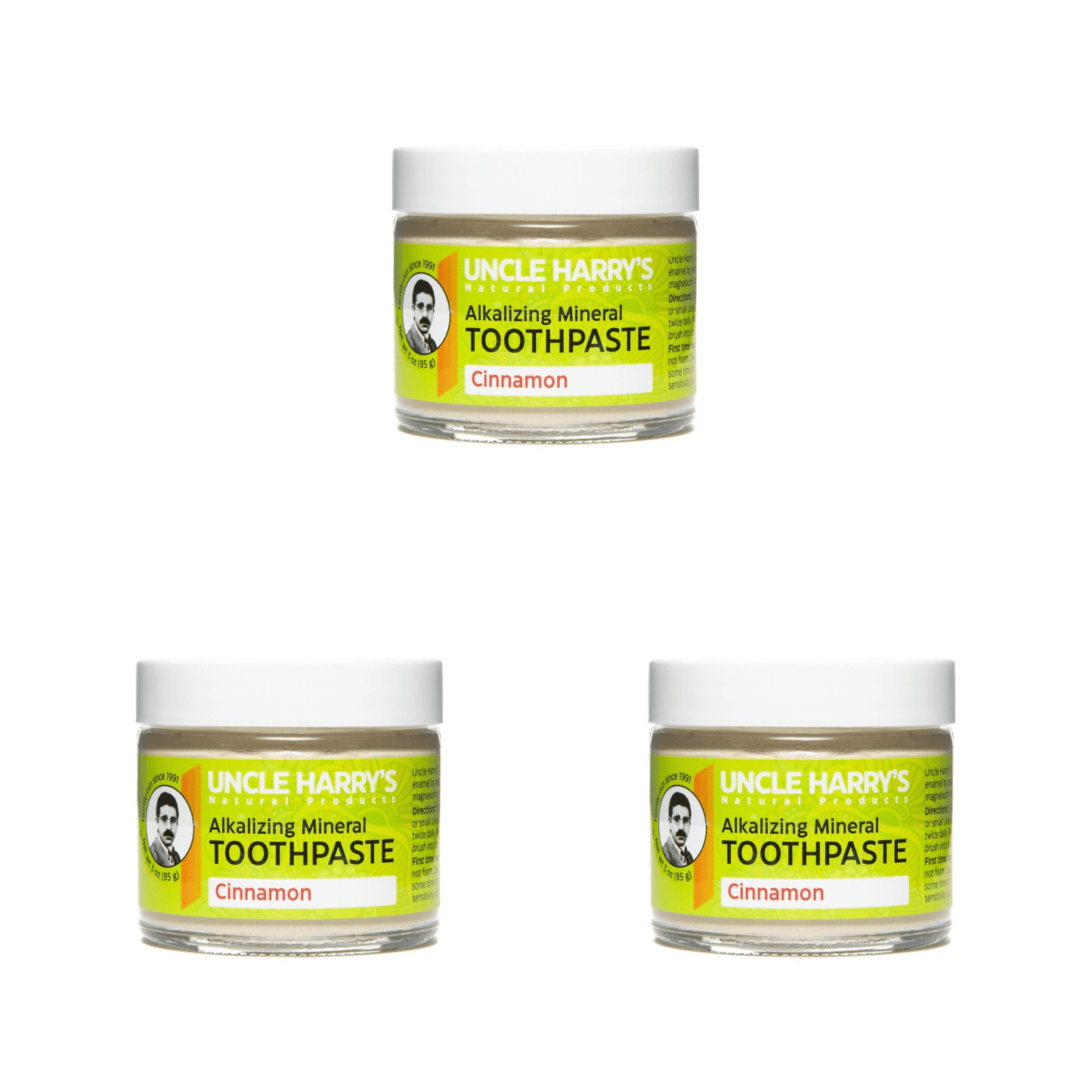 Uncle Harry's Natural Products Cinnamon Toothpaste (3 count) #10079181