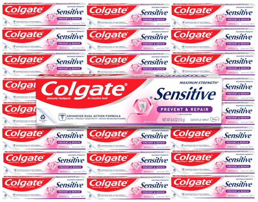 Colgate - Sensitive Toothpaste, Prevent and Repair - 6 oz - 24 Pack