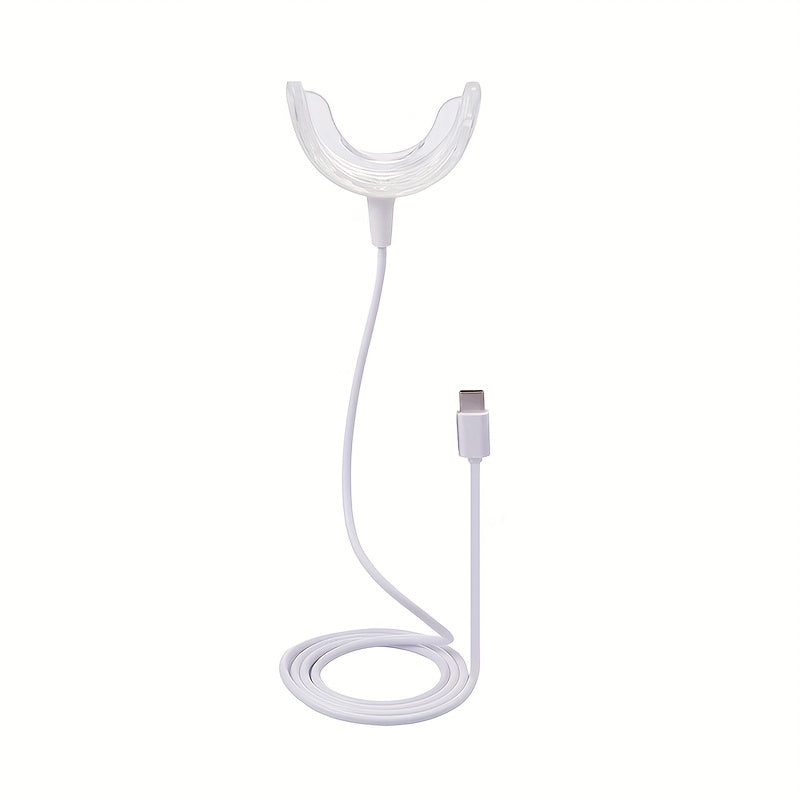 LED Teeth Whitening Instrument, Portable Rechargeable Blue Light Oral Care Light Tool, Electric Dental Teeth Whitening Instrument, Mini LED Light Oral Care Tool