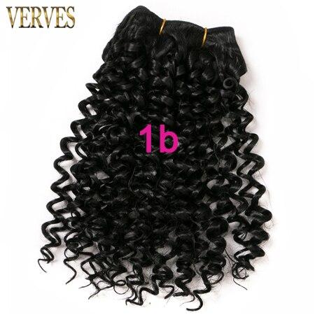 VERVES 6 pack 65g/pack curly hair bundles jerry Braid synthetic