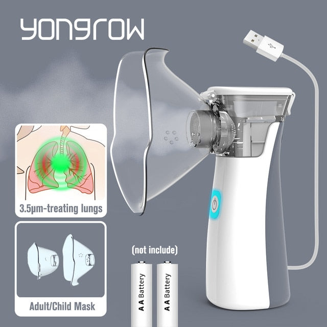 Yongrow Medical Silent Mesh Nebulizer Handheld Asthma Inhaler Atomizer Children